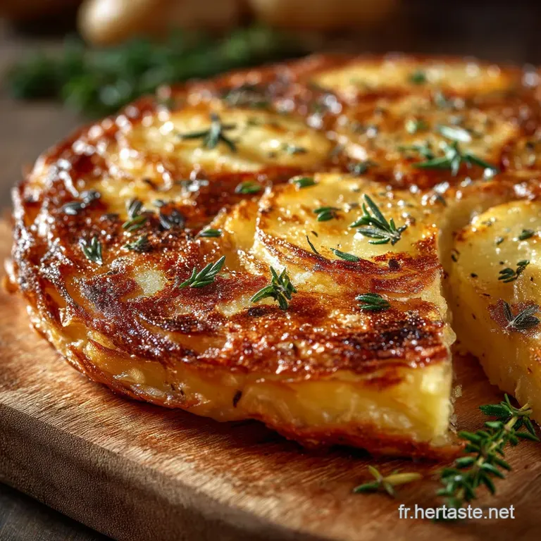 Galette de pommes de terre au fromage La Savoyarde croustillante au Comté AOP