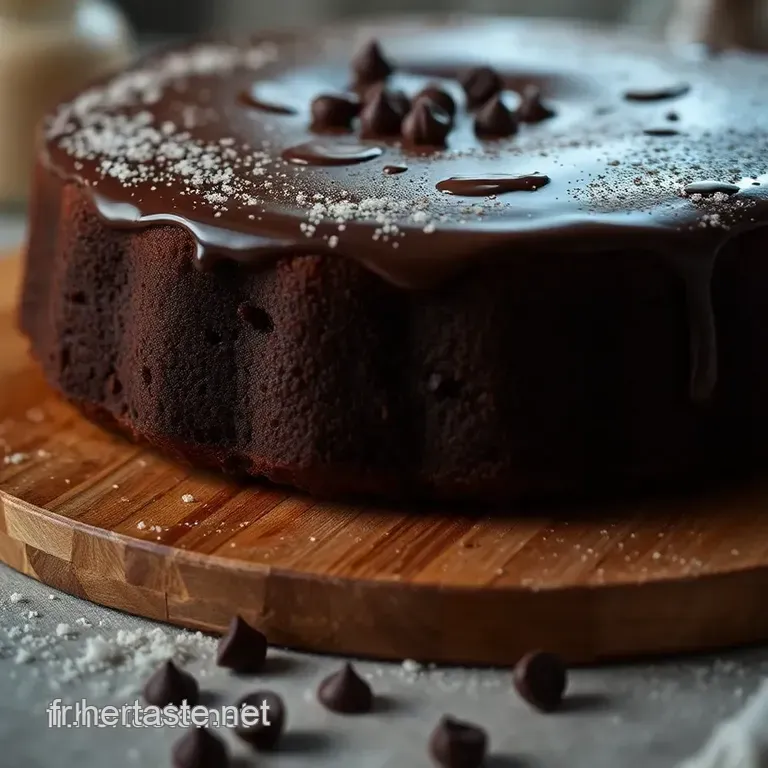 G&acirc;teau Au Chocolat Intense Aux Cacao presentation
