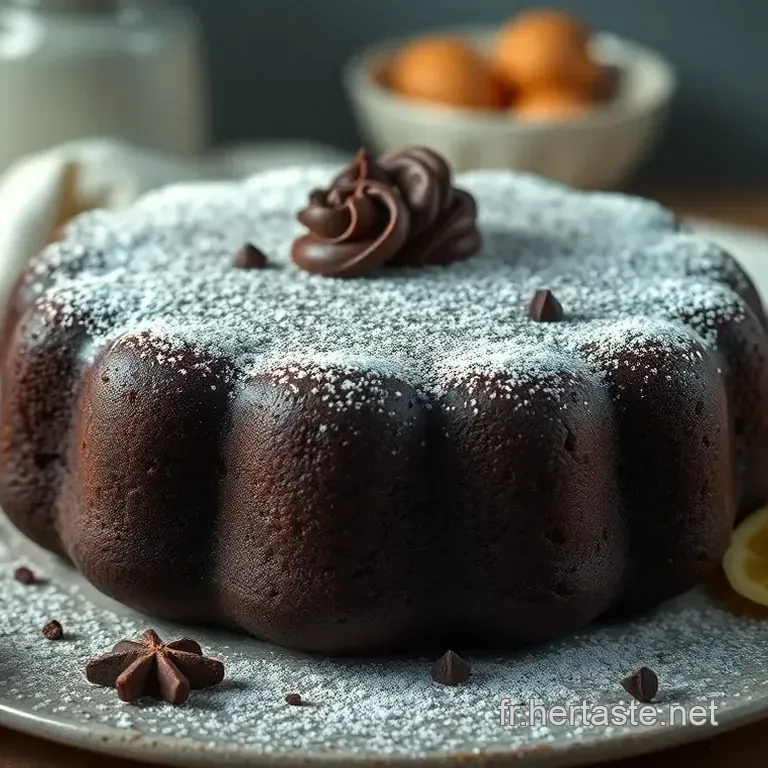 G&acirc;teau au Chocolat Intense aux Cacao