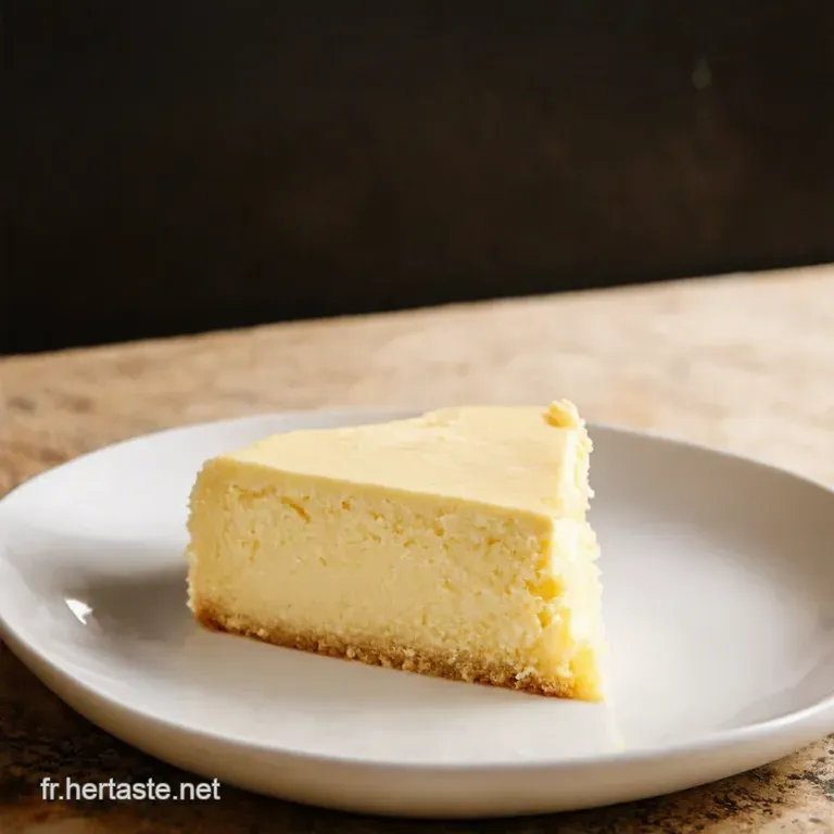 G&acirc;teau Au Fromage Blanc Un D&eacute;lice L&eacute;ger presentation