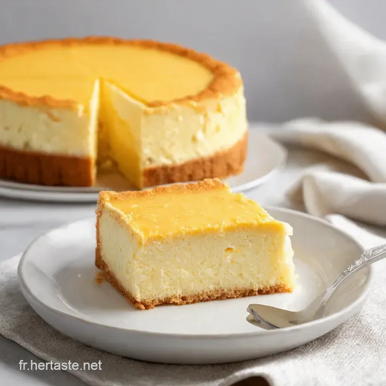 G&acirc;teau au Fromage Blanc Un Nuage de D&eacute;lice Fran&ccedil;ais