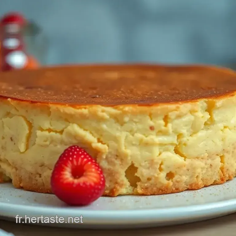 G&acirc;teau au Fromage Cr&eacute;meux &agrave; la Vanille
