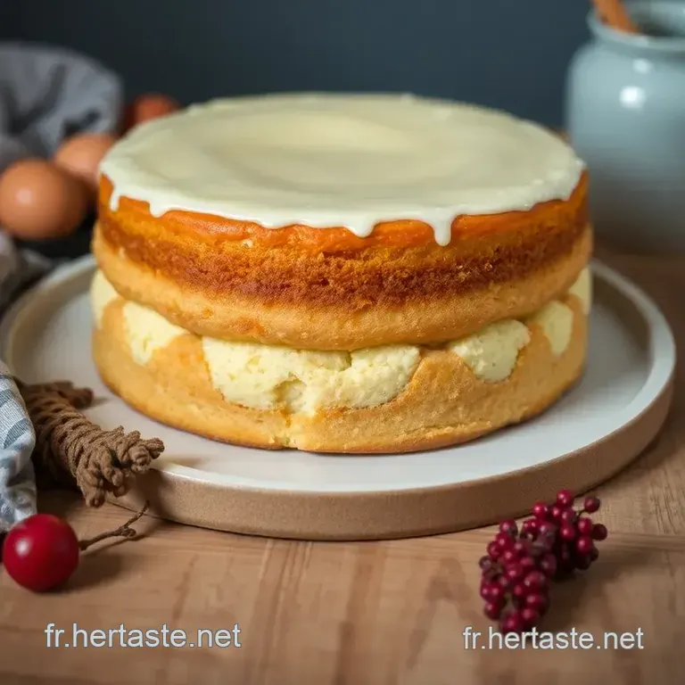 G&acirc;teau Au Lait Concentr&eacute; Sucr&eacute; Fondant presentation