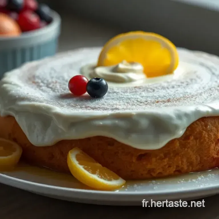 G&acirc;teau au Yaourt &agrave; la Proven&ccedil;ale