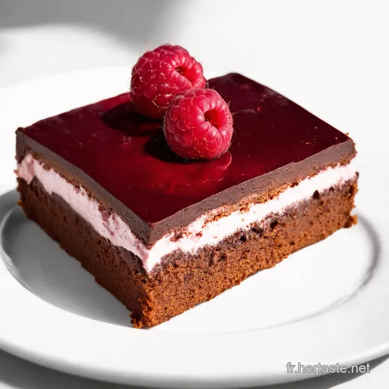 G&acirc;teau au Yaourt Ganache Chocolat Framboises Un Classique Revisit&eacute;