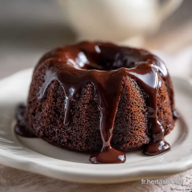Slice of moist chocolate cake on a white plate, paired with tart raspberries. A dusting of cocoa adds a touch of elegance.