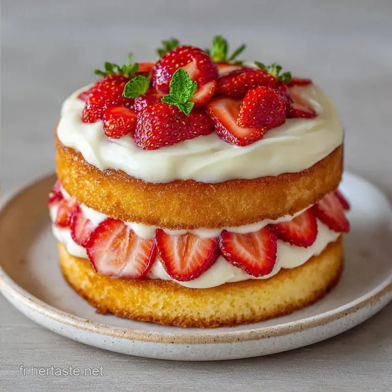 G&acirc;teau Fraisier: Maison et Cr&egrave;me P&acirc;tissi&egrave;re