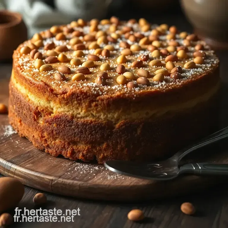 G&acirc;teau Marocain Aux Amandes Et Fleur D oranger presentation