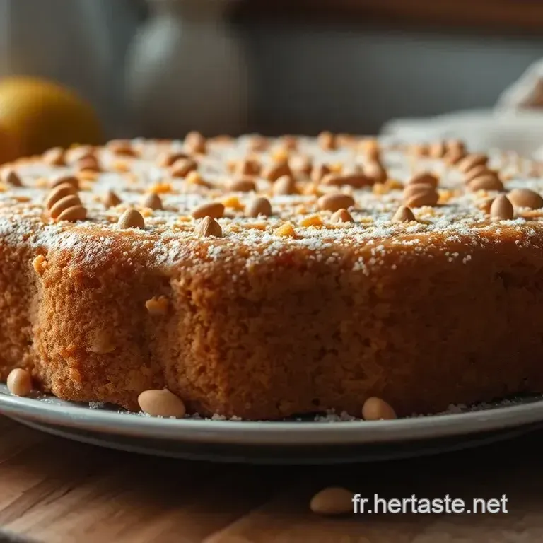 G&acirc;teau Marocain aux Amandes et Fleur d Oranger
