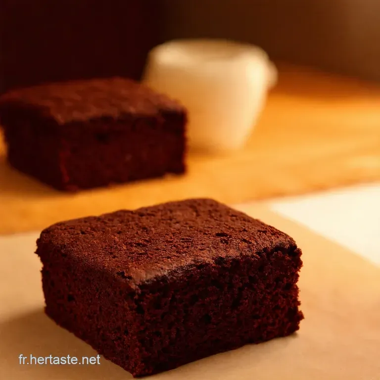 G&acirc;teau Minute Au Chocolat Plaisir Express Au Microondes presentation