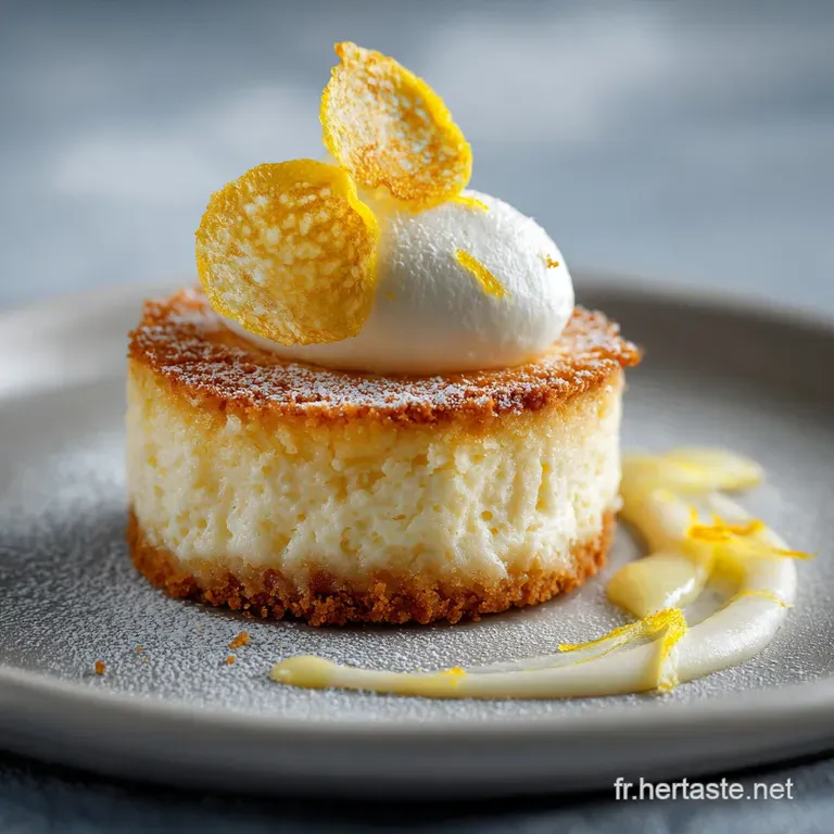 G&acirc;teau Ultra L&eacute;ger Au Citron Et Ricotta Le Secret Dune Mie A&eacute;rienne presentation