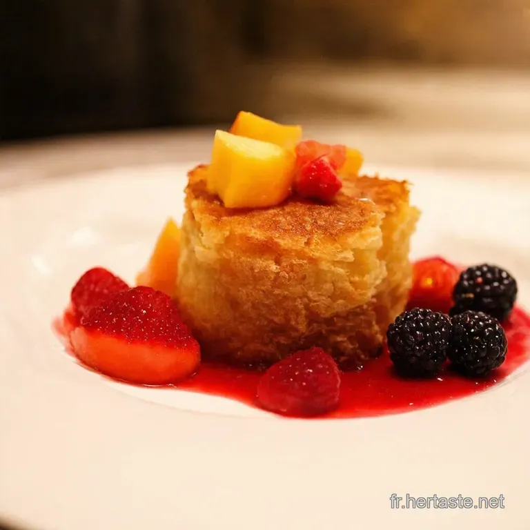 Gauffres G&eacute;antes Aux Fruits Un Festin Fruit&eacute; presentation