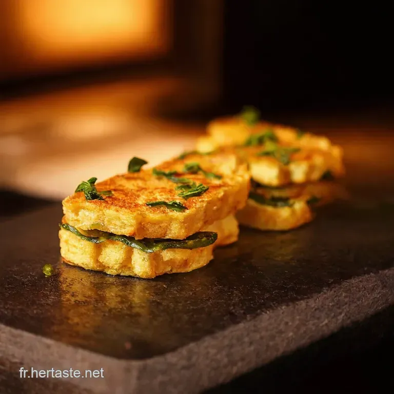 Gaufres De L&eacute;gumes Croustillantes presentation