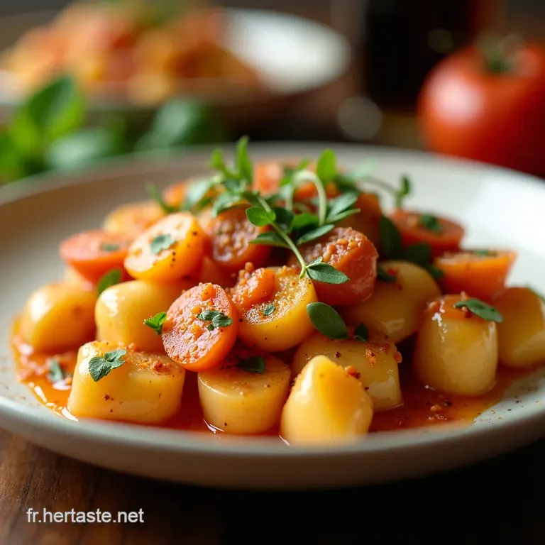 Gnocchis &Agrave; La Toscane presentation