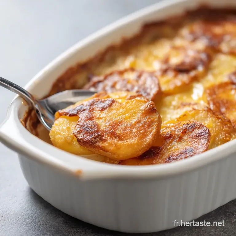 Gratin De Pommes De Terre Fa&ccedil;on Croquemonsieur : Le Royal presentation