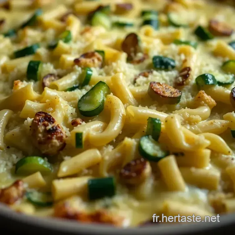 Gratin De P&acirc;tes Aux Courgettes &ndash; Un Plat R&ecirc;v&eacute; De L &eacute;t&eacute; presentation