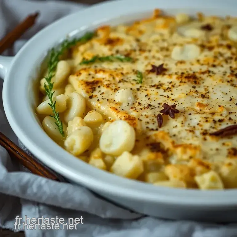 Gratin De Poisson Savoureux Aux &Eacute;pices De La Mer presentation