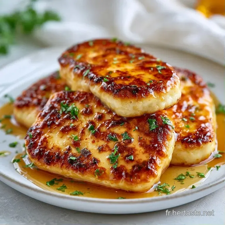 Cubes de fromage grill&eacute; bien dor&eacute;s dispos&eacute;s avec soin, accompagn&eacute;s de zestes de citron jaune et d'une touche de vert.