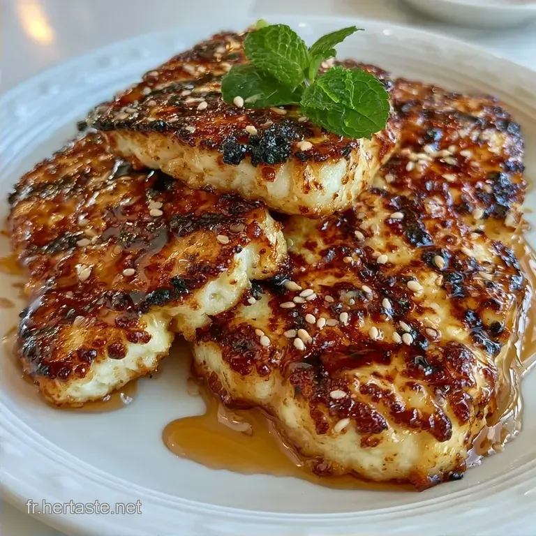 Halloumi Grill&eacute; au Miel : Savoureux