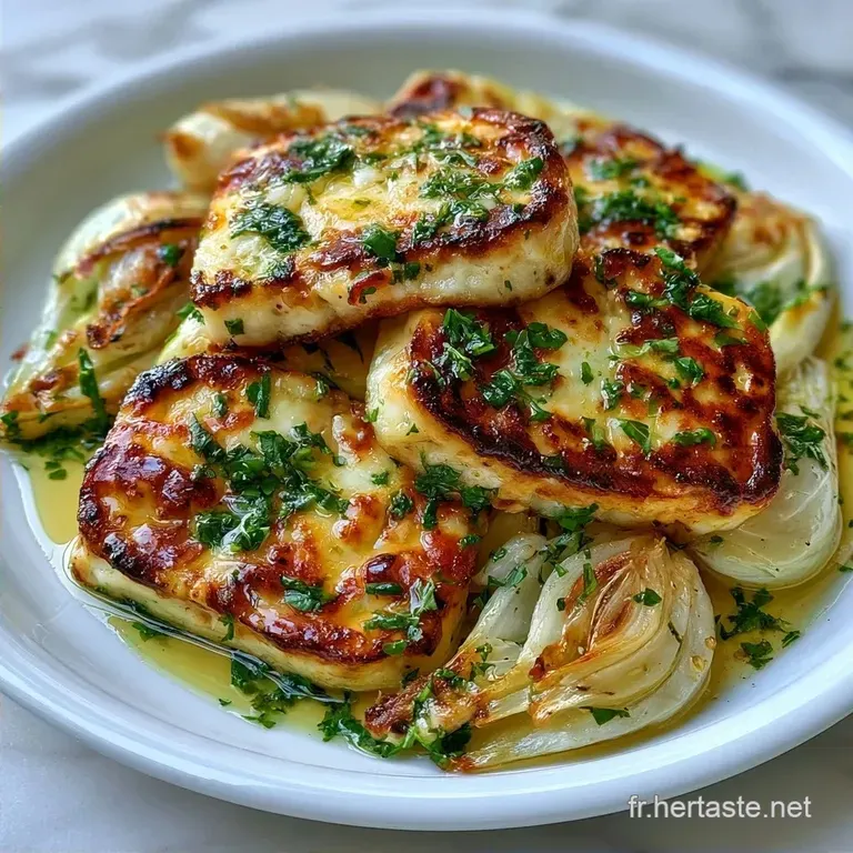 Halloumi R&ocirc;ti Citron Fenouil au Miel