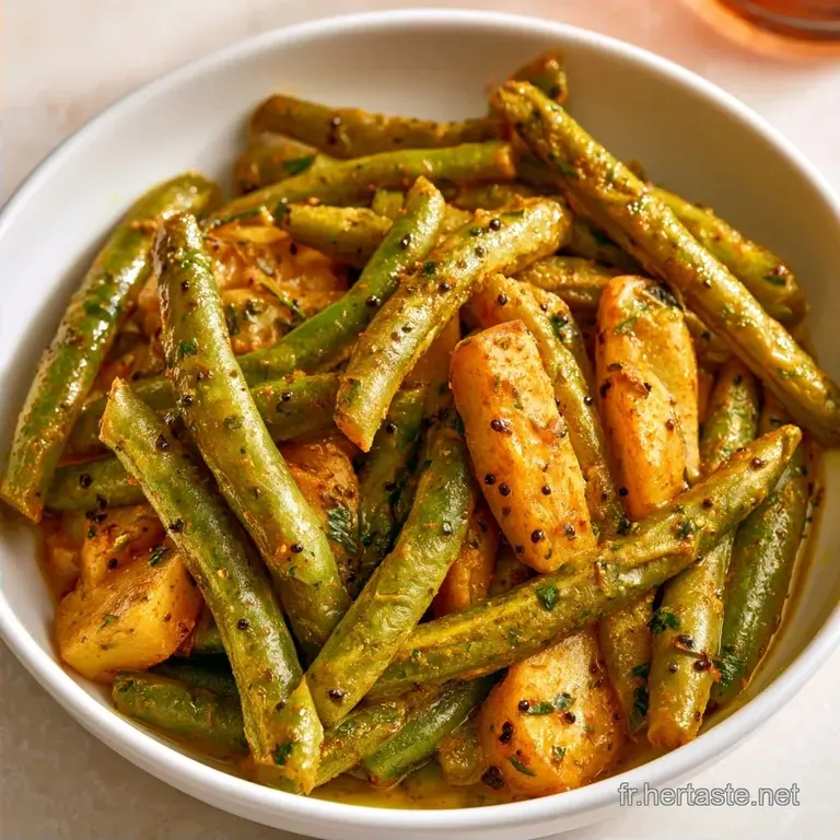 Haricots Verts &agrave; l Indienne &agrave; l Huile de Coco