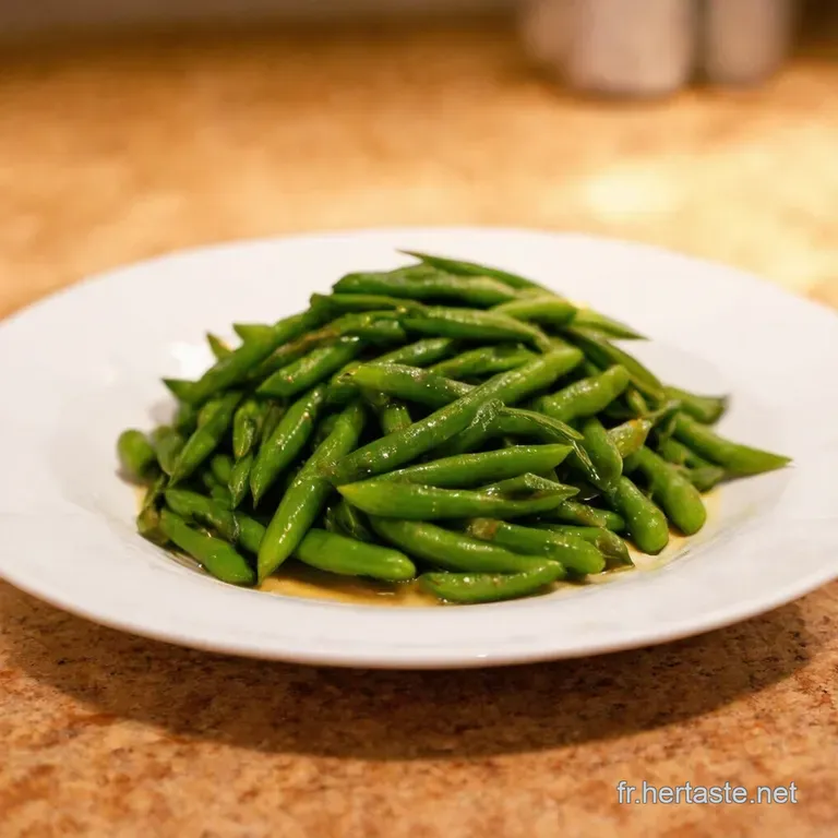 Haricots Verts &Agrave; La Fran&ccedil;aise Croquants Et Savoureux presentation