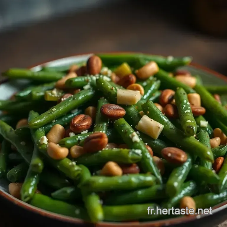 Haricots Verts au Beurre et aux Amandes