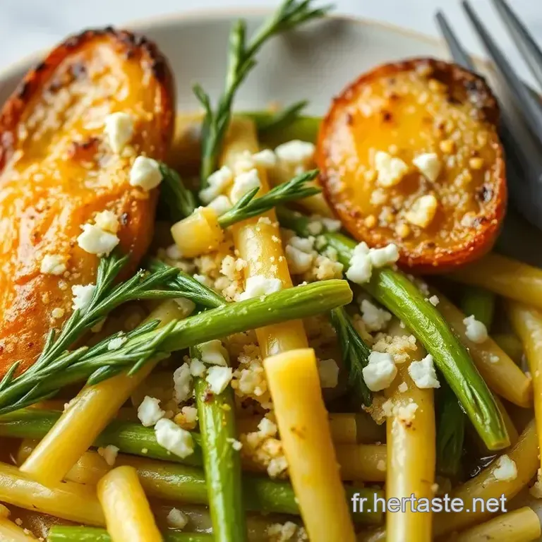 Haricots Verts Saut&eacute;s &agrave; l Ail et aux Amandes