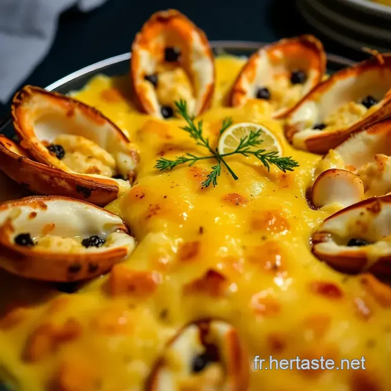 Huitres Gratin&eacute;es Au Four : Un D&eacute;lice De La Mer presentation
