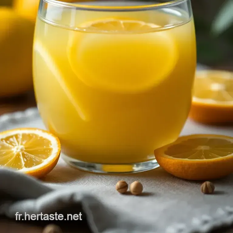 Infusion De Citron Miel Et Gingembre : Douceur Et Vitalit&eacute; presentation