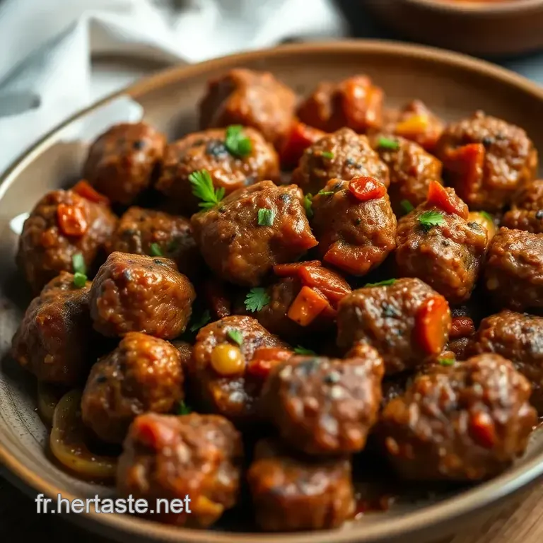 K&ouml;fte Savoureuse : Boulettes &Eacute;pic&eacute;es Du Moyen-Orient presentation
