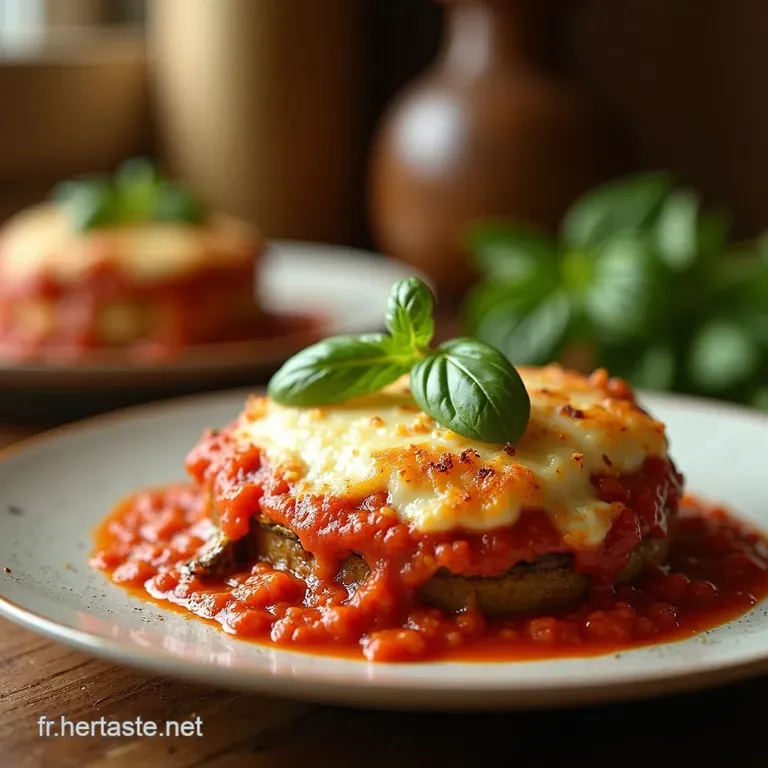 La Parmigiana Classique Le Gratin Daubergines Et De Mozzarella presentation