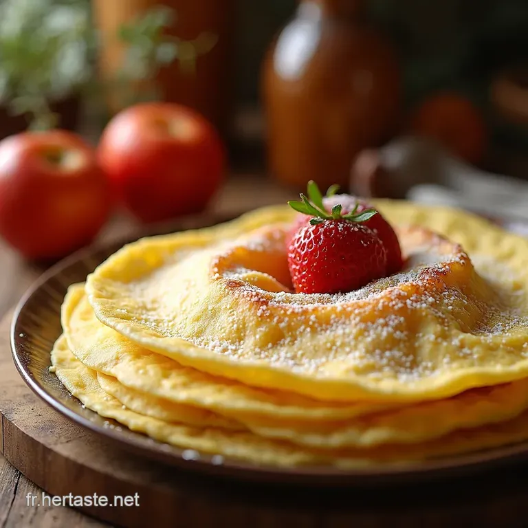 La P&acirc;te &Agrave; Cr&ecirc;pes Traditionnelle Le Secret Dune Texture Parfaite Et A&eacute;r&eacute;e presentation