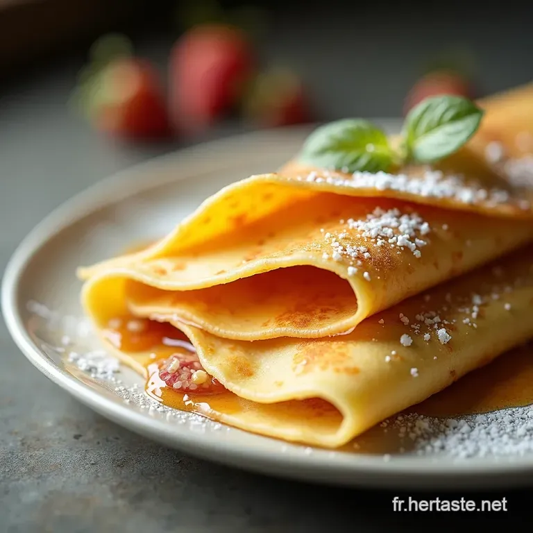 La P&acirc;te &agrave; Cr&ecirc;pes Traditionnelle Le Secret dune Texture Parfaite et A&eacute;r&eacute;e