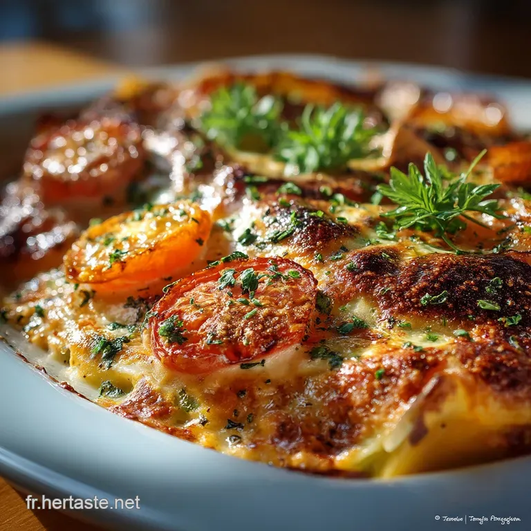 Lasagnes V&eacute;g&eacute;tales Fa&ccedil;on Ratatouille L&eacute;gumes Grill&eacute;s Et B&eacute;chamel L&eacute;g&egrave;re presentation