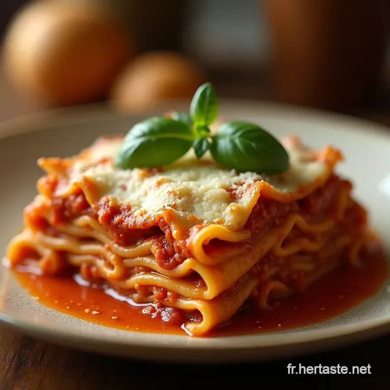 Lasagnes Alla Bolognese Le Classique Incontournable Et R&eacute;confortant presentation