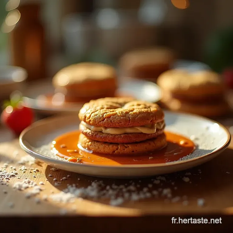 Le Cookie Moelleux Minute Du Chef C&oelig;ur Fondant Sans Repos presentation