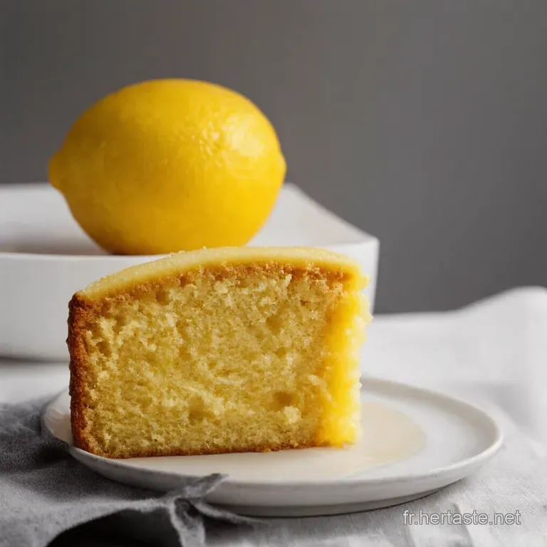 Le D&eacute;lice au Citron A Zesty Lemon Bliss Cake