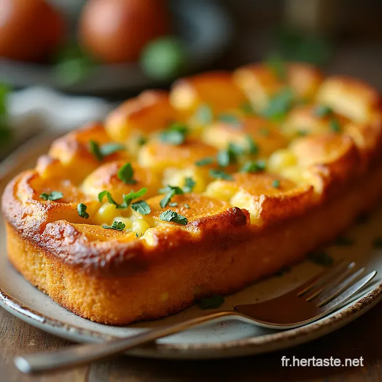 Le D&eacute;lice Normand G&acirc;teau Moelleux Avoine Pommes presentation