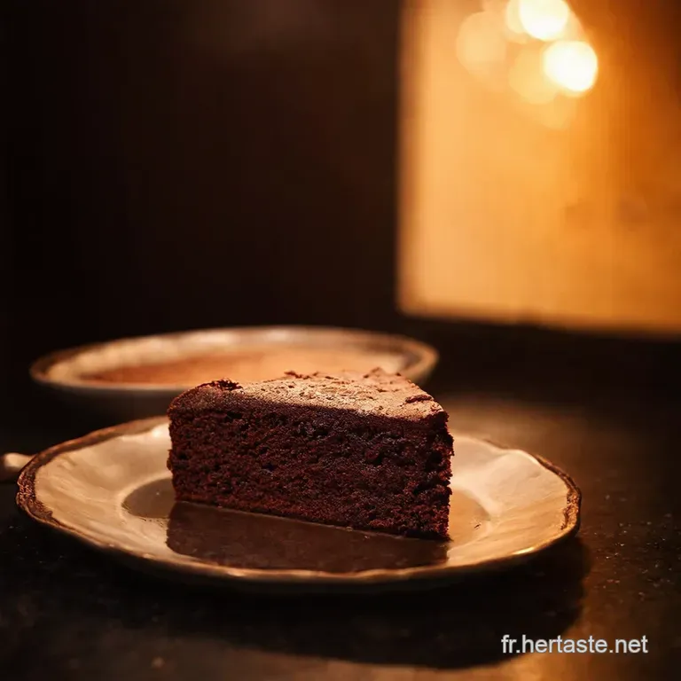Le G&acirc;teau Au Chocolat Minute Facile Et D&eacute;licieux presentation