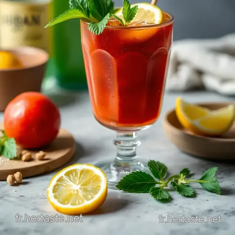 Le Mule Russe Revisit&eacute;e: Ginger Kick Cocktail presentation