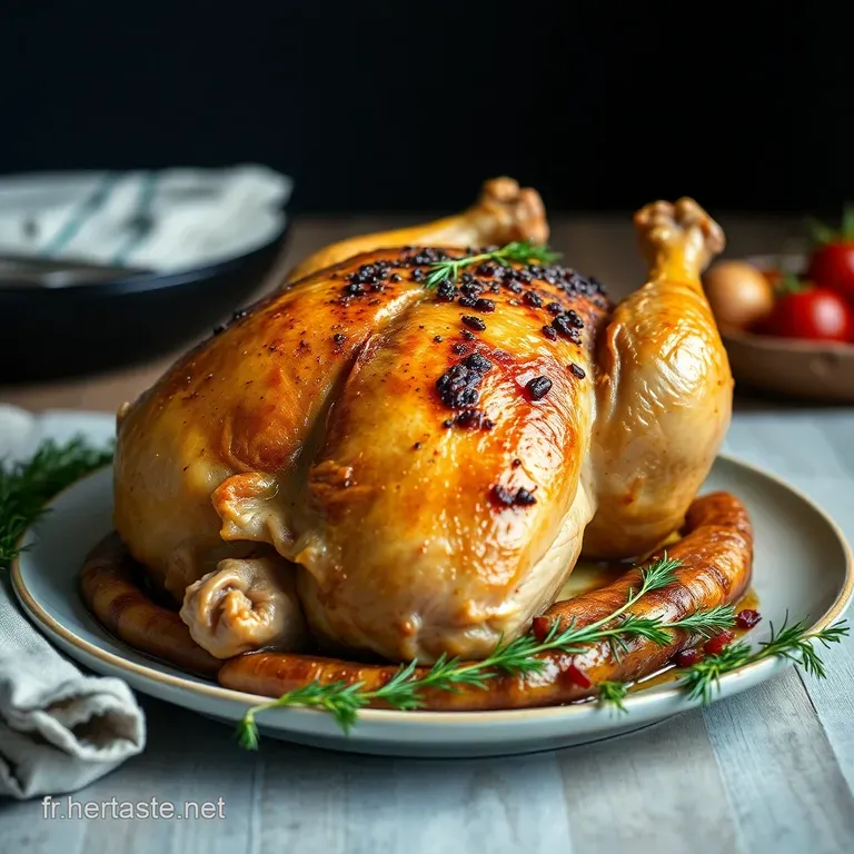 Le Poulet R&ocirc;ti Parfait: Un Classique Revisit&eacute; presentation