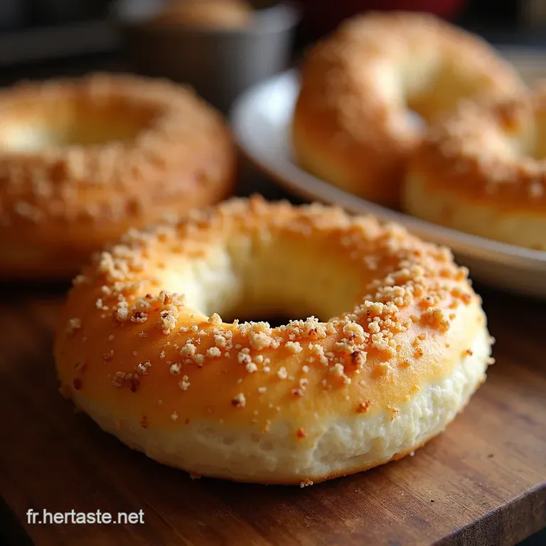 Le Secret Du Bagel Parfait Artisanal Bouilli Puis Dor&eacute; presentation