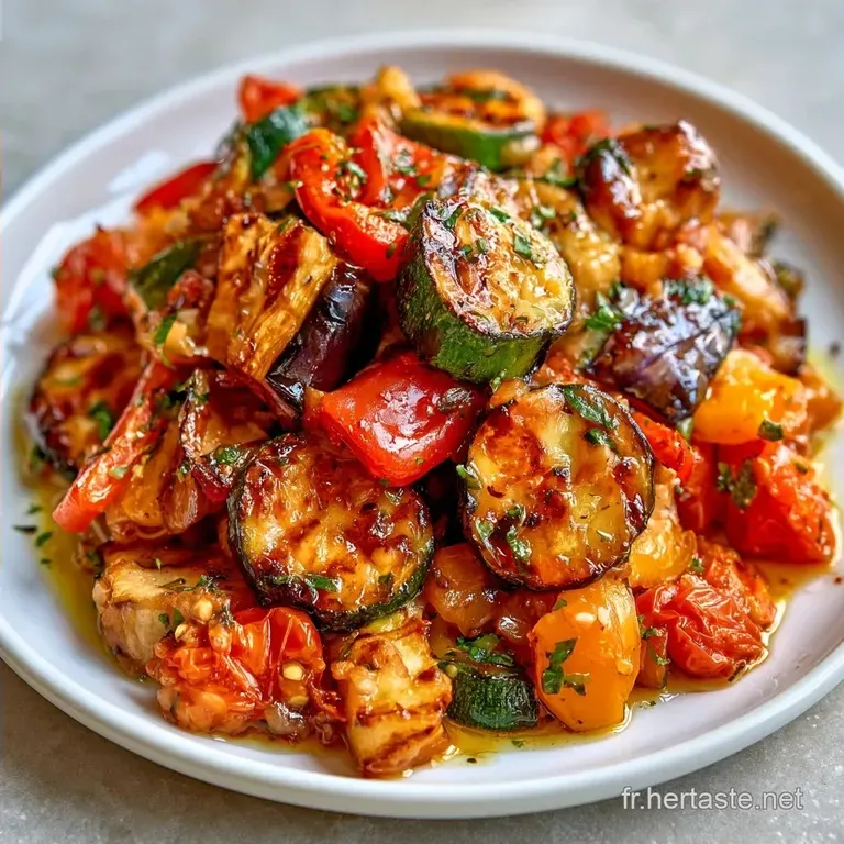 L&eacute;gumes Grill&eacute;s &Agrave; L Huile D Olive en 35 Minutes