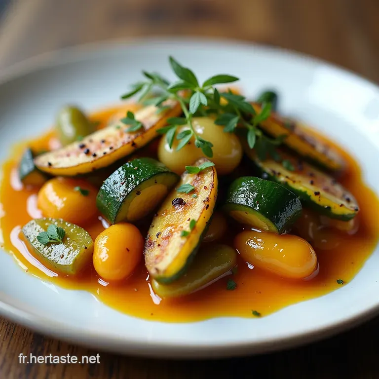 Les Joyaux du Potager L&eacute;gumes Racines et Courgettes R&ocirc;tis Beurre dAil et Herbes de Provence