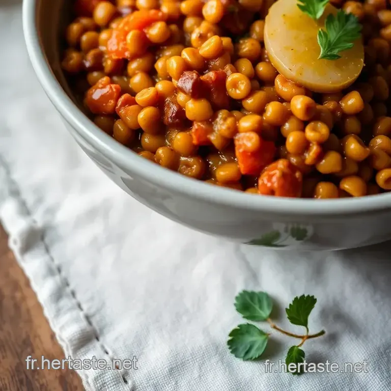 Lentilles Corail &Agrave; La Marocaine presentation