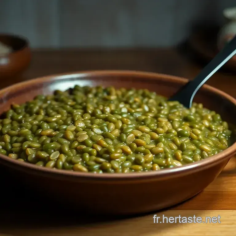 Lentilles Vertes de Puy: Cuites &agrave; la Perfection
