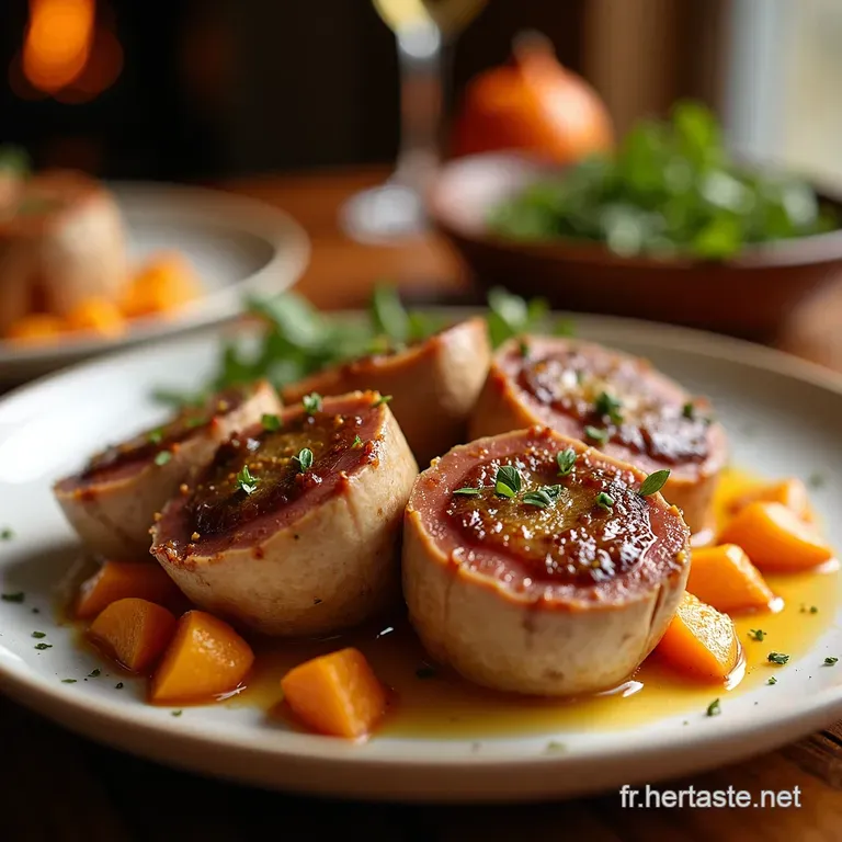 Magret De Canard Gourmand Aux Figues Fa&ccedil;on Maison presentation