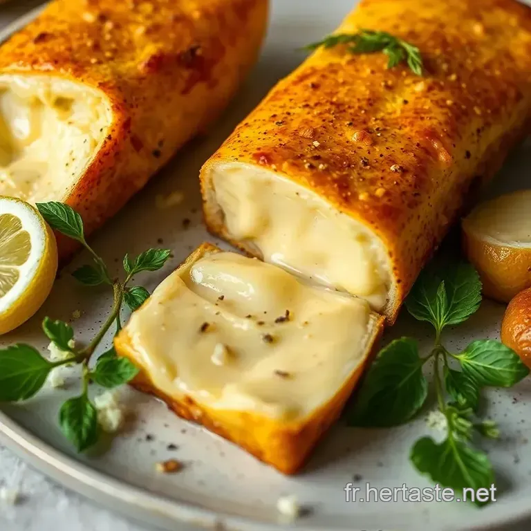 Merluchon &Agrave; La Persillade Citronn&eacute;e presentation