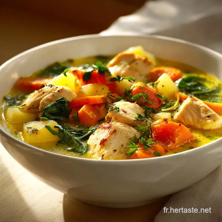 Mijot&eacute; de Poulet aux L&eacute;gumes Maison